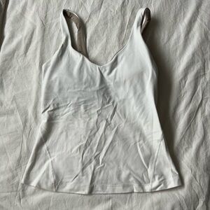Lululemon Athletica White Camisole Top
